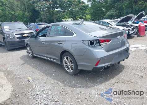 2018 Hyundai Sonata Sport+ из США, поврежденный, VIN 5NPE34AF3JH706830